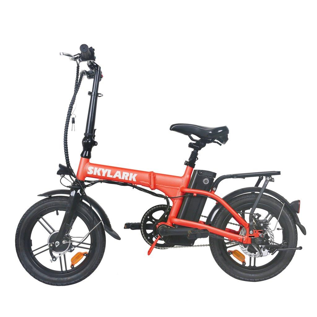 FOLDING ELECTRIC BICYCLE WITH USB CHARGER 16 SKYLARK TurboPowersports