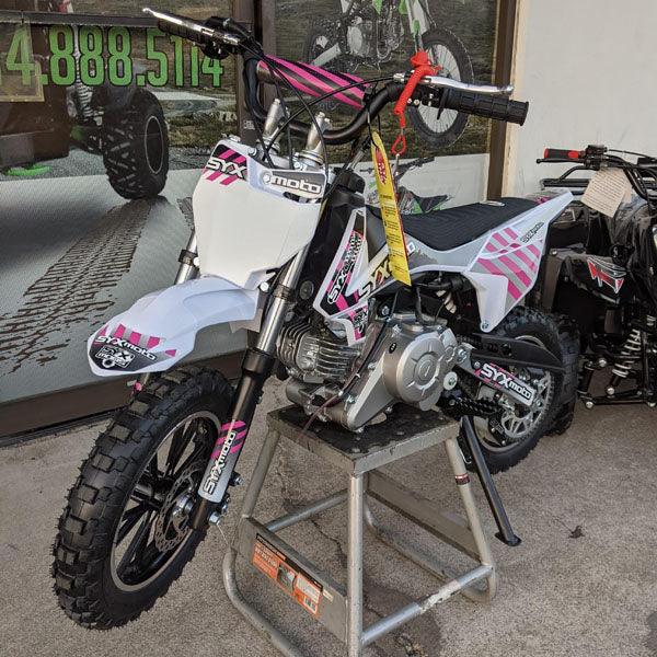 SYXMOTO TEAROFF (PAD60-1) 60cc Dirt Bike, Electric Starter, Fully Auto ...