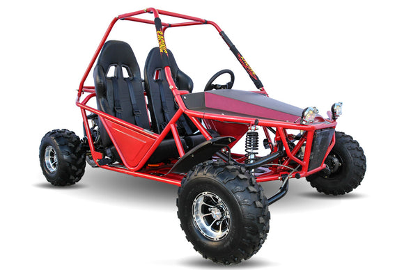 Seat for Go-Kart or Buggy RED BLACK - Version 5
